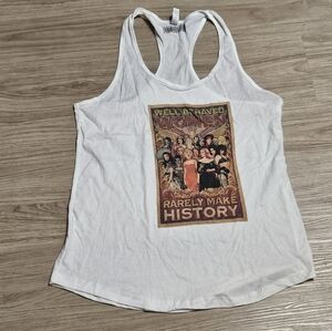 Women’s White Well Behaved Women Tank Top - Sz XL